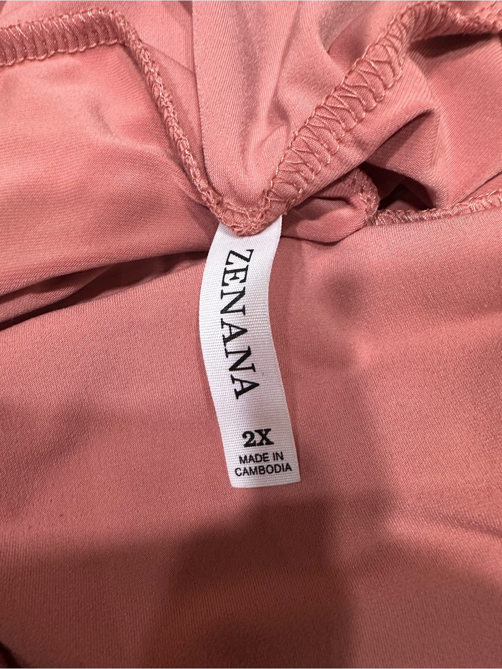 Zenana Women's High-Waist Leggings and Skirt Set - Dusty Rose - Picture 4 of 5